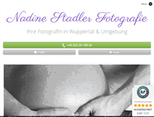 Tablet Screenshot of nadine-stadler-fotografie.de